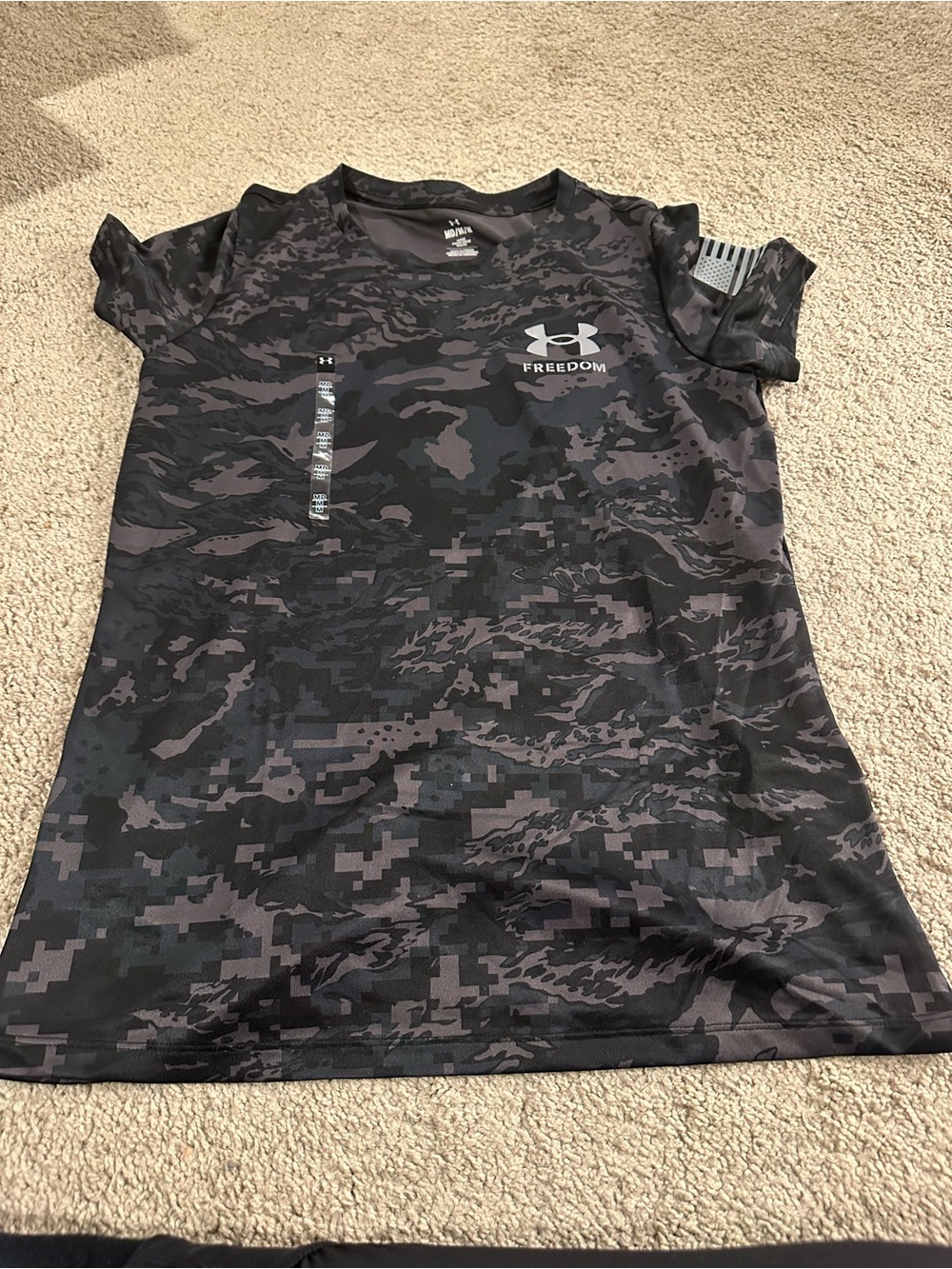Under Armour Black Loose Fit Short Sleeve Tee